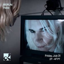 A television displaying a previously aired program
