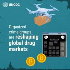 Packages associated with an illicit drug-trafficking operation
