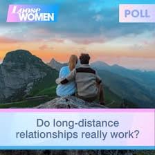 A couple walking away from each other, suggesting growing distance.