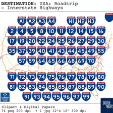 A road sign identifying an Interstate route