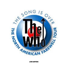 The rock band The Who performing onstage.