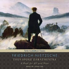 A book cover for Friedrich Nietzsche’s Thus Spake Zarathustra.