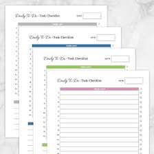 A checklist highlighting a required must-do task