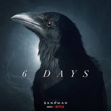 Matthew the Raven, a character from Netflix’s “The Sandman.”