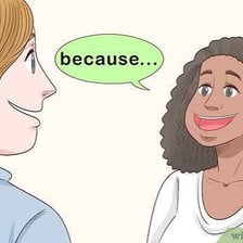 A person speaking during a discussion and expressing a viewpoint.