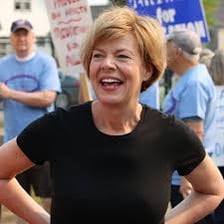 An official portrait of U.S. Senator Tammy Baldwin.
