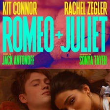 Kit Connor portraying Romeo in the 2024 Broadway production of “Romeo + Juliet.”