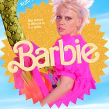 Kate McKinnon as Weird Barbie in the film Barbie.