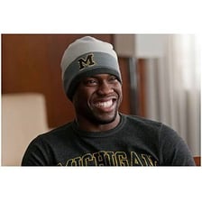 Actor Kevin Hart in a promotional image for a film.