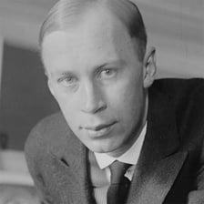 Portrait of composer Sergei Prokofiev.