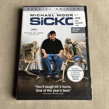 Promotional imagery for the 2007 documentary “Sicko,” about the health-care system.
