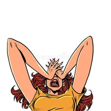 An illustration depicting a hopeless or futile situation.