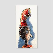 A portrait of children’s author Dr. Seuss