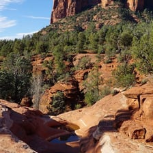 Red-rock scenery near Sedona, Arizona.