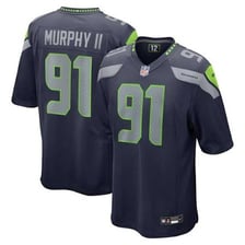 An American football player wearing a Seattle Seahawks uniform.