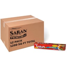 A box of Saran plastic food wrap.