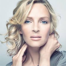 Portrait of actress Uma Thurman