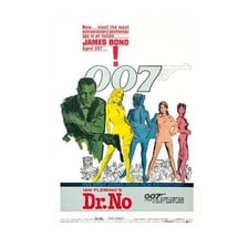 A poster for the 1962 James Bond film “Dr. No.”