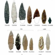 Ancient stone tools associated with the Paleolithic era