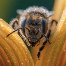 A close-up view of an insect’s delicate antennae