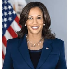 Portrait of Kamala Harris during her vice presidency