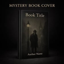 A mystery novel with a detective-themed cover.