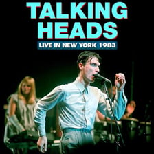 The band Talking Heads performing onstage.