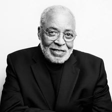 A portrait of actor James Earl Jones.