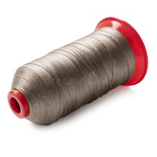 A spool wound with sewing thread
