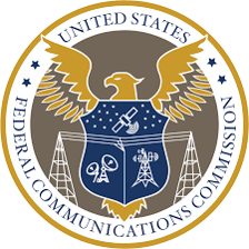 A television broadcast control-room scene associated with communications regulation.
