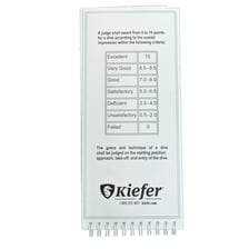 A diving scoreboard displaying a perfect score of 10.