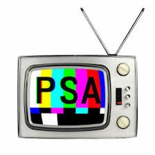 A public service announcement being presented as a television advertisement.