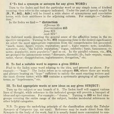 An open thesaurus showing synonym entries