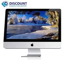 An Apple iMac all-in-one desktop computer