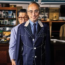 A simple visual sequence showing SUIT combined with YOURSELF, JACKET, and CASE.