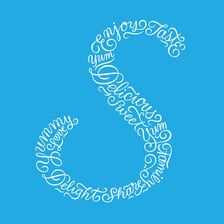 A simple typographic display of the phrase “in all”