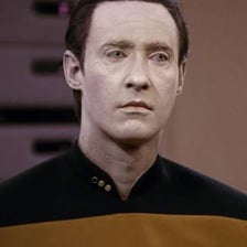 The android Data from Star Trek: The Next Generation