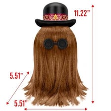 Cousin Itt, the Addams Family character covered in long hair