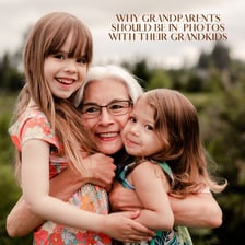 Grandmothers spending time with their grandchildren.