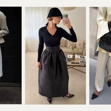 A person examining high-end luxury goods