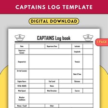 An open logbook with handwritten daily entries.