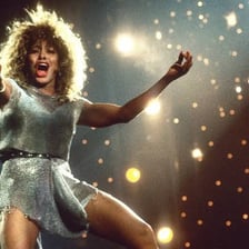 Tina Turner performing onstage