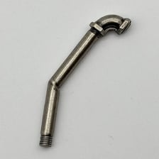 The lead-pipe weapon token from the board game *Clue*.