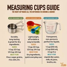 Measuring cups containing different quantities of a liquid