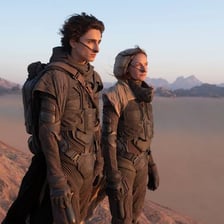 A vast desert landscape representing the planet Arrakis in Dune.