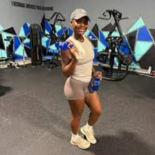A person doing strength exercises for fitness