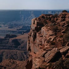 A broad, expansive canyon landscape.