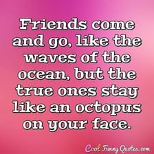 Friends encouraging someone to join them for an enjoyable activity