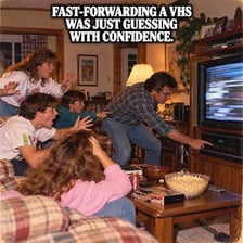 A television commercial appears between segments of a program.