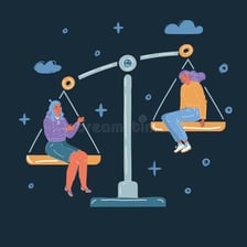 A visual comparison suggests that one person or thing appears similar to another.
